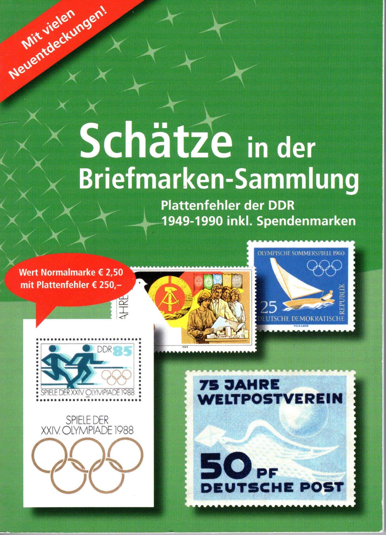 Plattenfehlerkatalog DDR. Deutsche Post - Dienstmarken Books