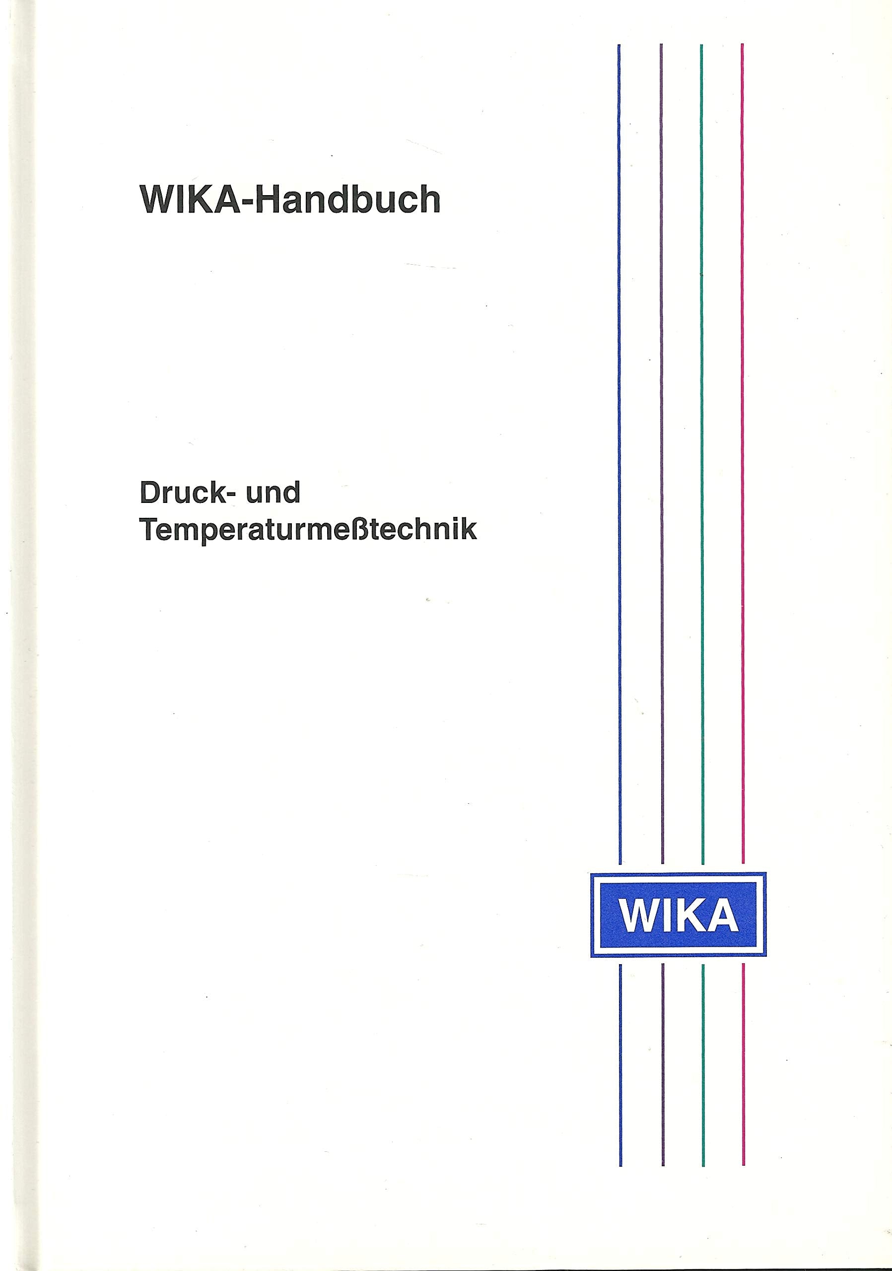WIKA-Handbuch Druck- und Temperaturmeßtechnik Books