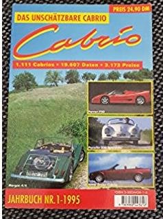 Das unschätzbare Cabrio. 1111 Cabrios -19607 Daten -3173 Preise. 1. Auflage. book