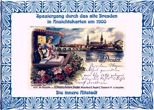 Spaziergang durch das alte Dresden in Ansichtskarten um 1900. Die innere Altstadt Books