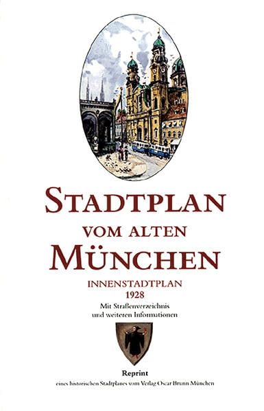 Stadtplan vom alten München 1928 book