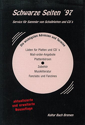 Schwarze Seiten '97: Service für Sammler von Schallplatten und CD's Books