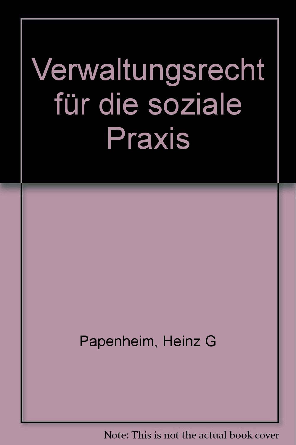 Verwaltungsrecht für die soziale Praxis Law