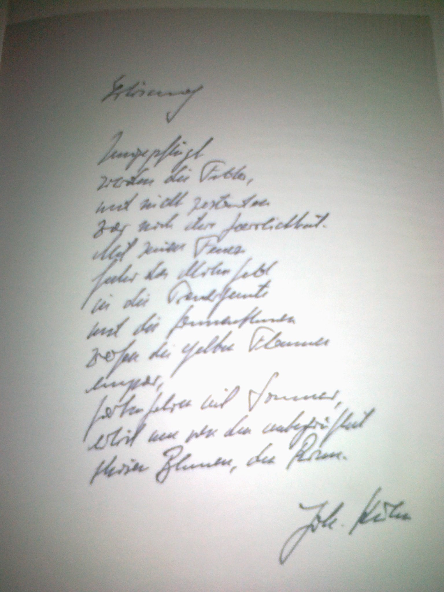 Hab ein Auge mit mir Poetry