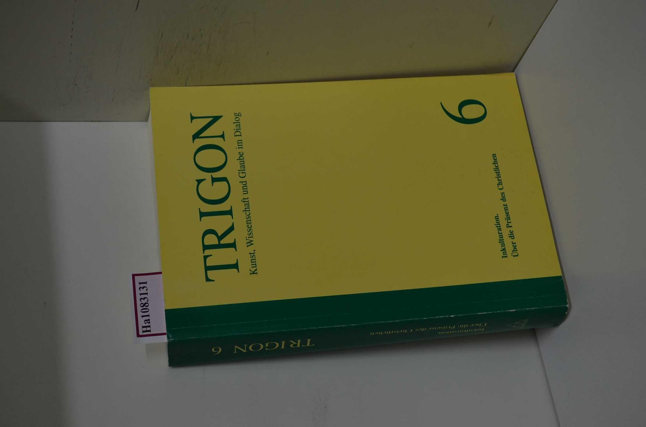 Inkulturation. Über die Präsenz des Christlichen (Trigon : Kunst, Wissenschaft und Glaube im Dailog) Books