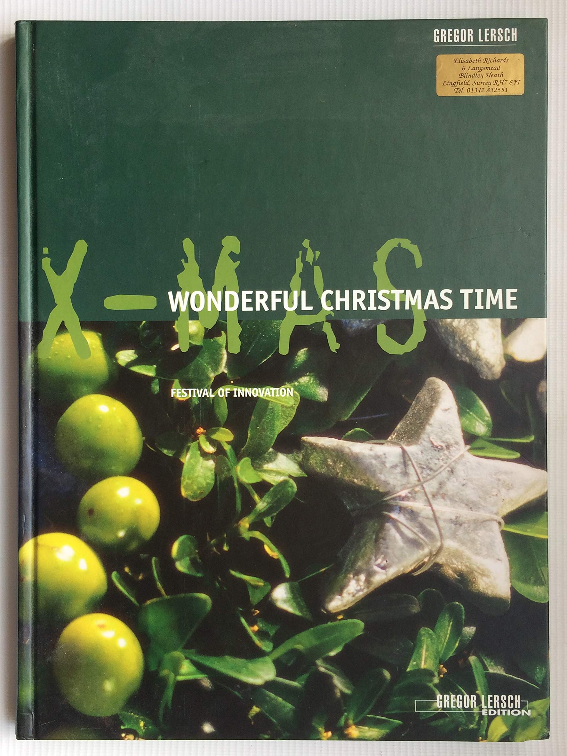 X-Mas, Wonderful Christmas Time. Festival of innovation Books