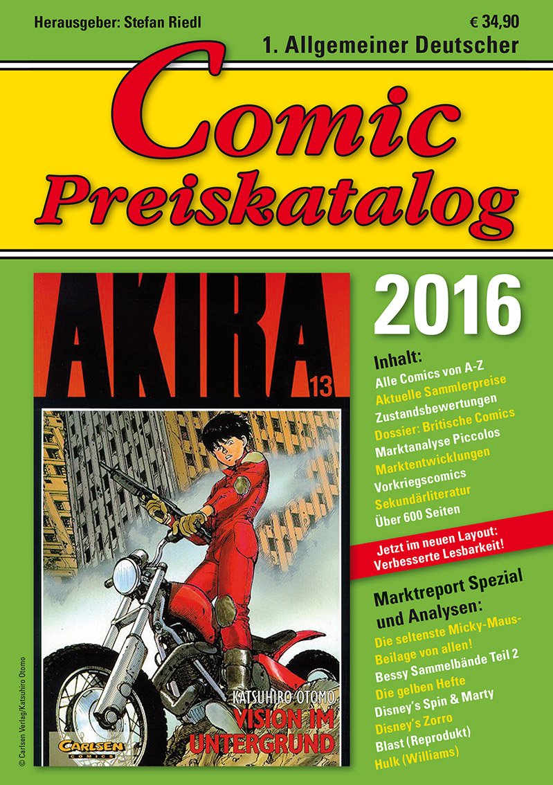1. Allgemeiner Deutscher Comic-Preiskatalog Manga