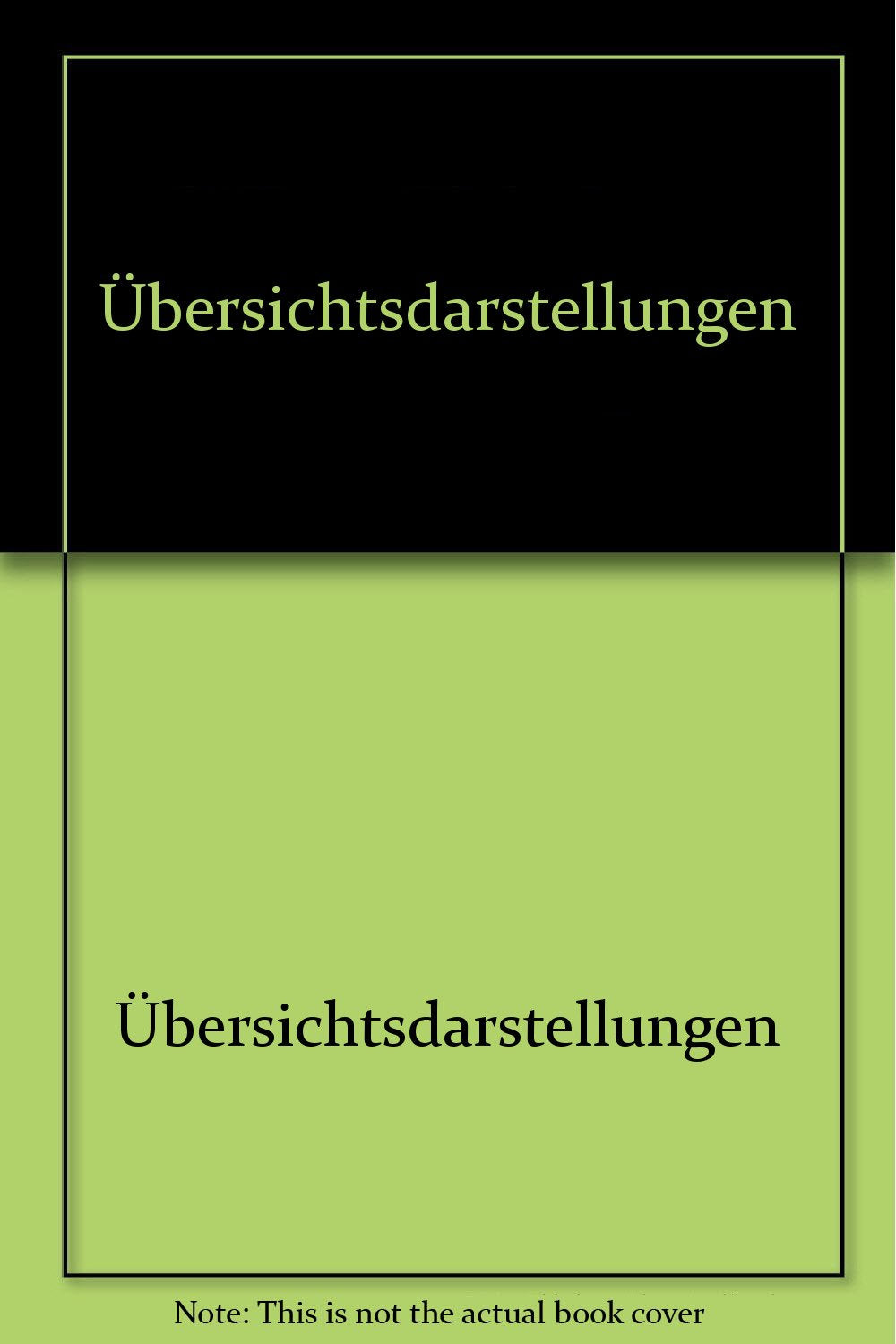 Übersichtsdarstellungen Books