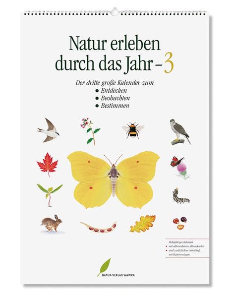 Natur erleben durch das Jahr - 3: Der dritte große Kalender zum Entdecken, Beobachten, Bestimmen Leisure, Home & Garden