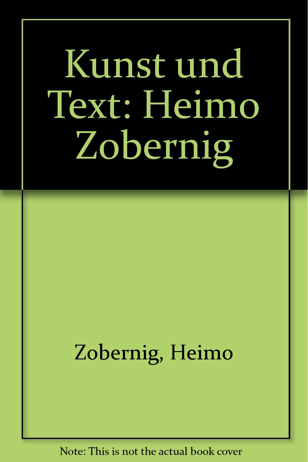 Produktbild: Heimo Zobernig - Kunst und Text