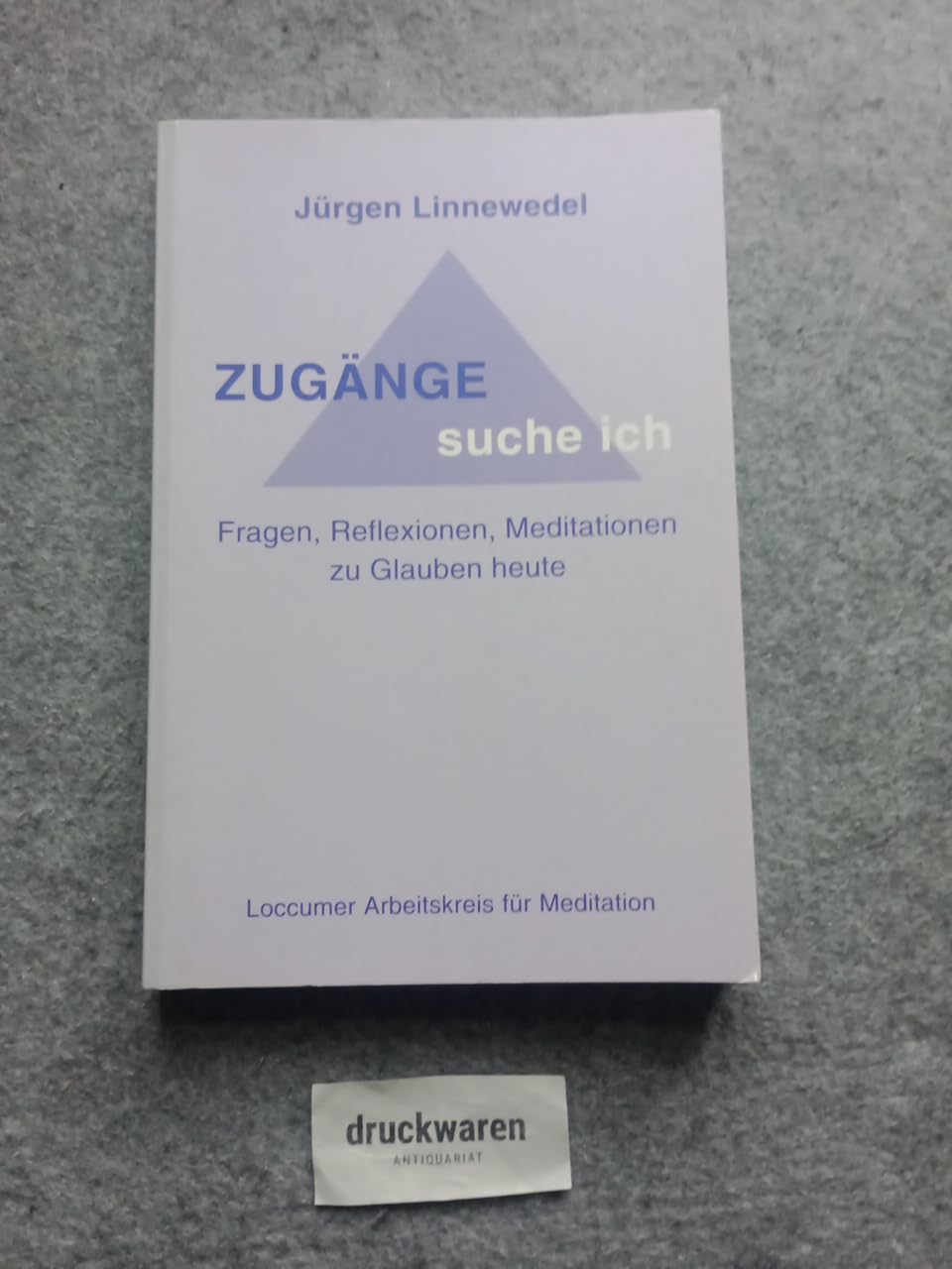 Zugänge suche ich: Fragen, Reflexionen, Meditationen zu Glauben heuten Books