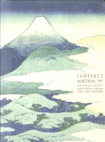 Lempertz Auktion 797: Japanese Prints Collection Pulverer 1 Dec 2000 Cologne Books
