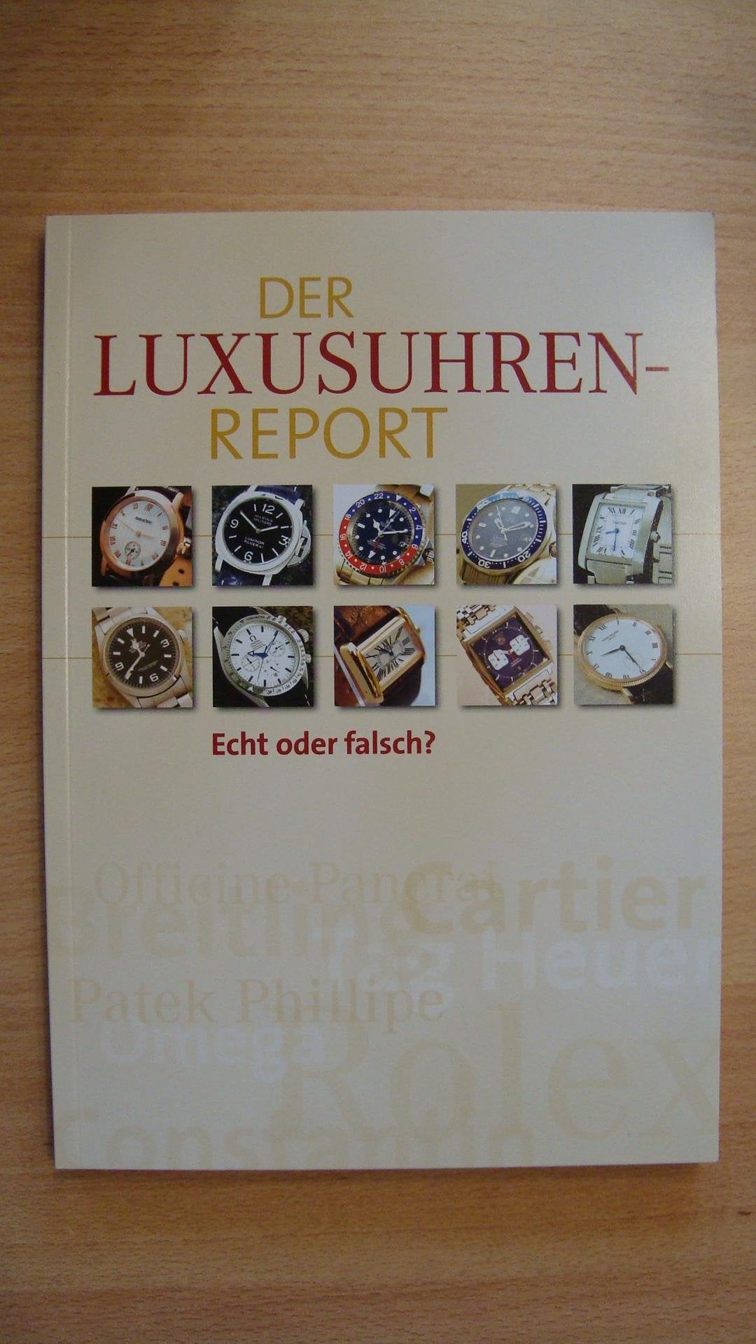 Der Luxusuhren-Report (Livre en allemand) book