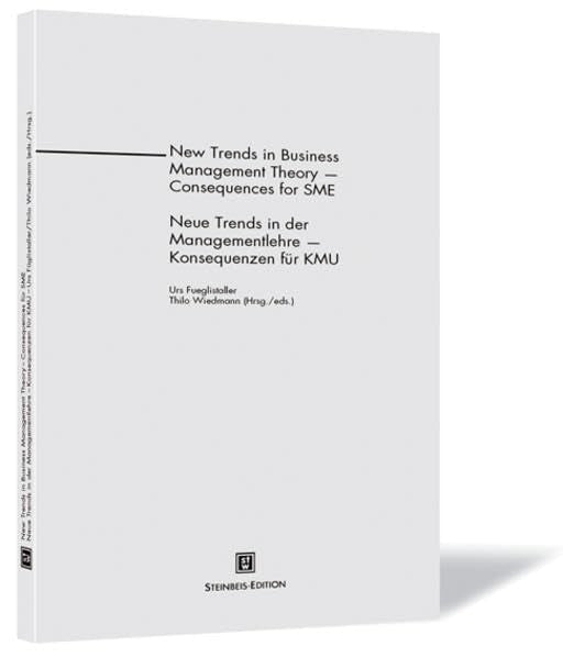 New Trends in Business Management Theory - Consequences for SME Law
