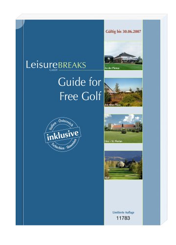 Product Image: Guide for Free Golf: Gültig bis 30.06.2007