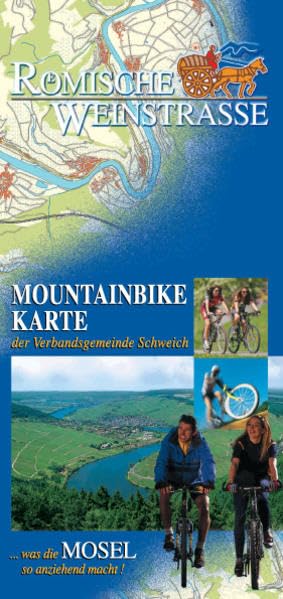 Mountainbike Karte der Verbandsgemeinde Schweich an der Roemischen Weinstrasse: 1 Überblickskarte mit 5 Routen + 5 Einzelkarten im Massstab 1:50000 book