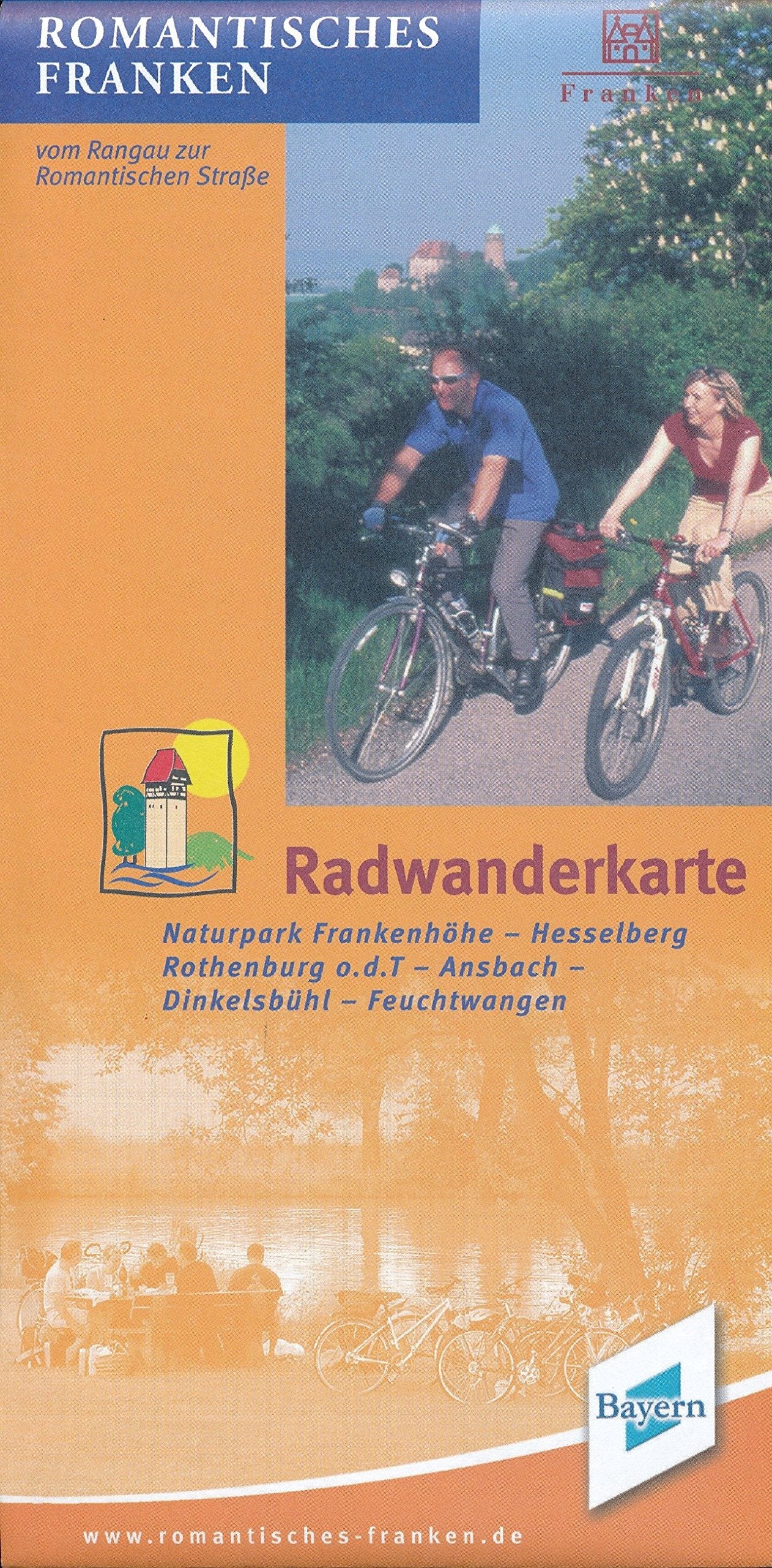 Radwanderkarte Romantisches Franken: Vom Rangau zur Romantischen Strasse Leisure, Home & Garden