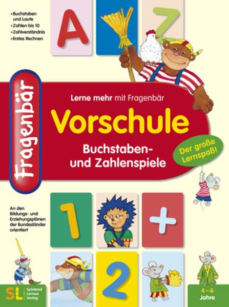 Fragenbär Vorschule: Buchstaben- und Zahlenspiele (Lerne mehr mit Fragenbär) Novels & Short Stories