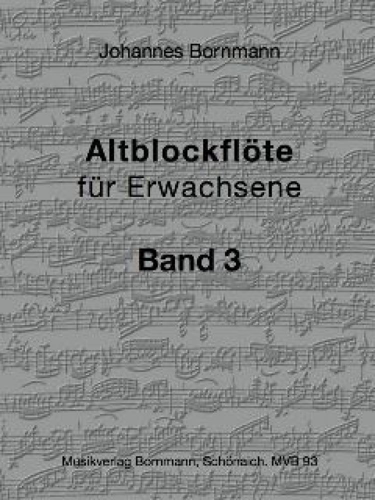 Bornmann: Altblockflöte für Erwachsene, Bd. 3 Sheet Music