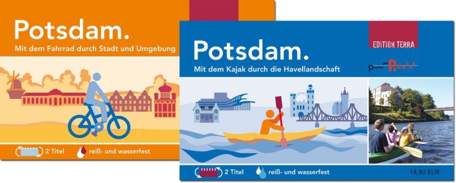 Potsdam. Rad- und Wassertouren: Touren für Fahrrad und Kajak. Hrsg.: potsdam per pedales. Reiß- u. wasserfest Leisure, Home & Garden