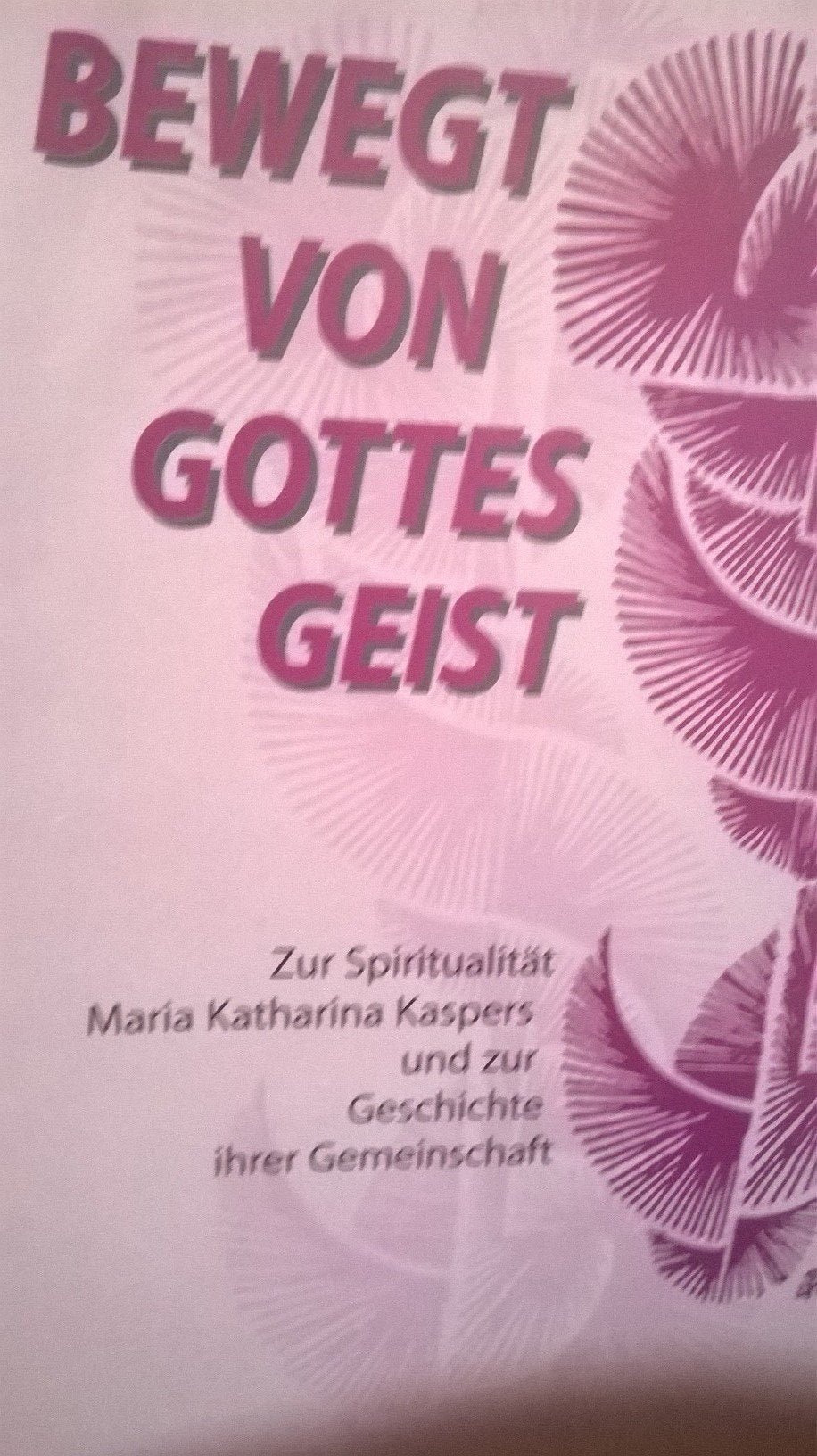 Bewegt von Gottes Geist: Zur Spiritualität Maria Katharina Kaspers und zur Geschichte ihrer Gemeinschaft Religion & Esotericism