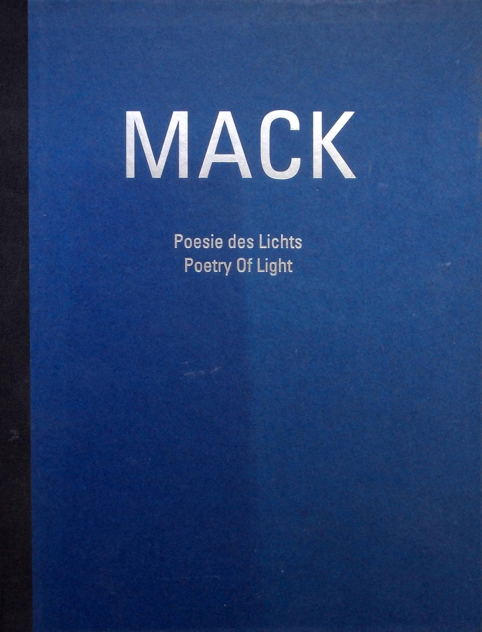 Mack. Poesie des Lichts. = Mack, poetry of lights. Books