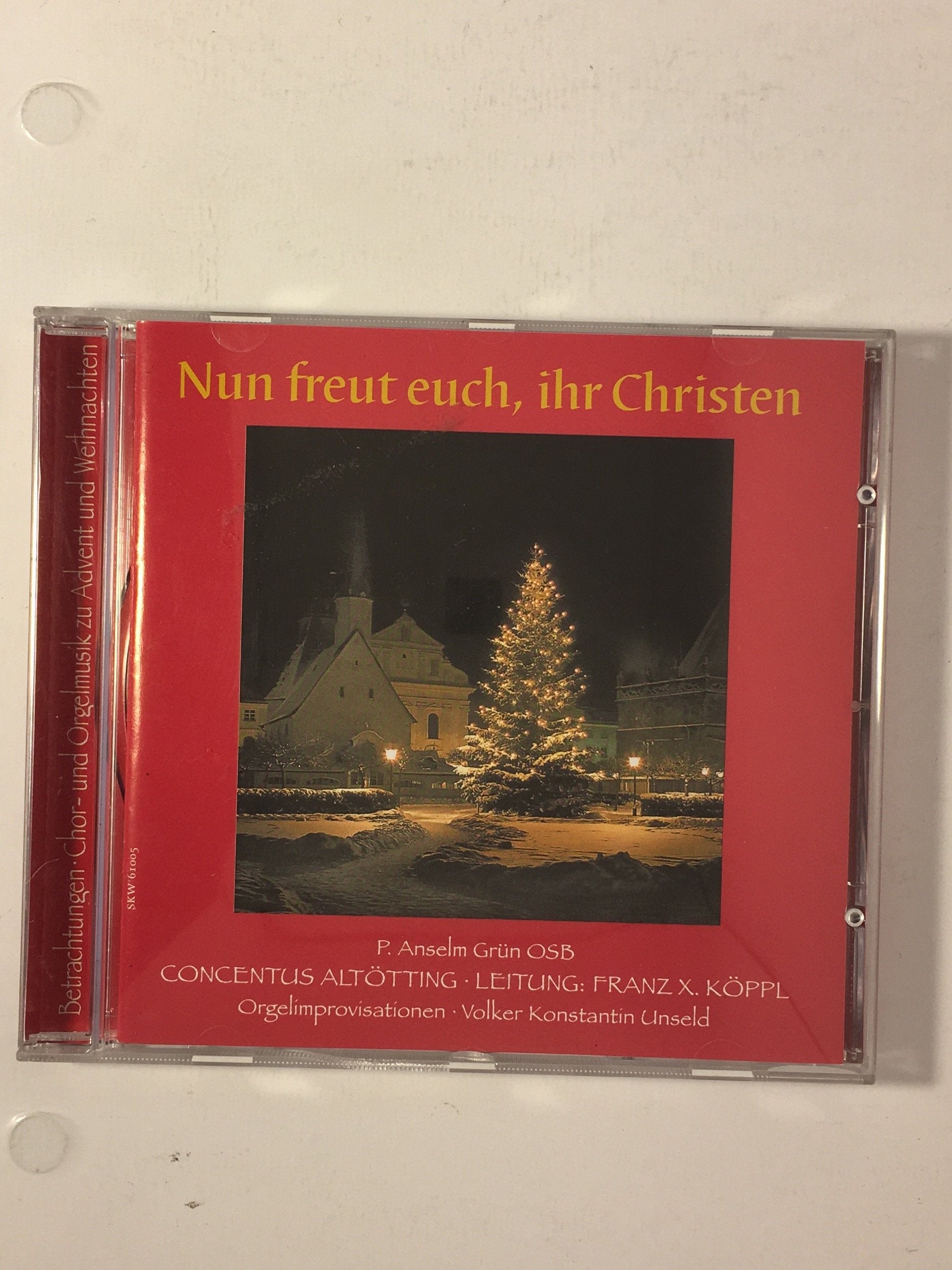 Nun freut euch ihr Christen, 1 Audio-CD: Betrachtungen, Chor- und Orgelmusik zu Advent und Weihnachten Religion & Esotericism