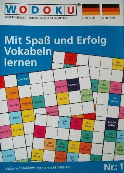 WODOKU - Deutsch / Deutsch: Wort-Sudoku - Didaktisches Lernmittel. Auf der Grundlage des japanischen Sudoku aufgebautes Vokabel-Lern-Spielebuch. Teil 1: Deutsch - Deutsch Politics & History