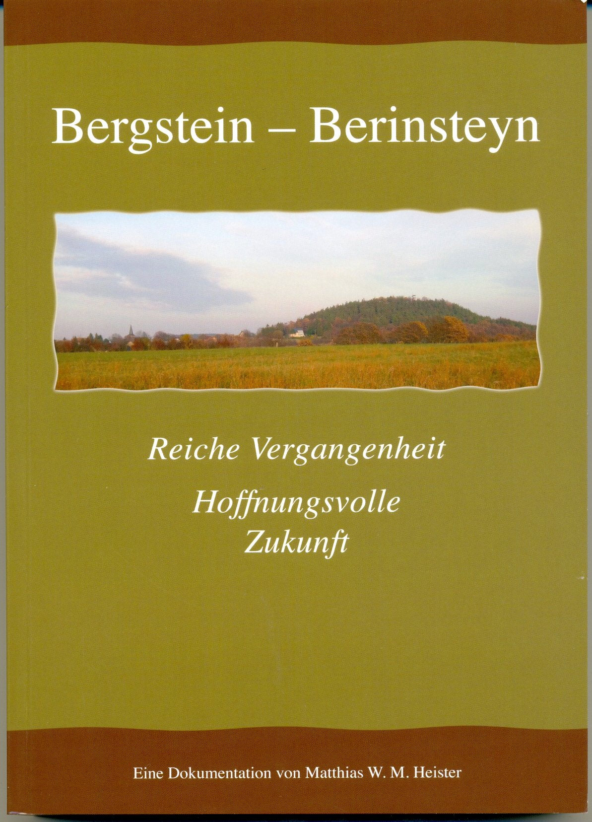 Bergstein - Berinsteyn: Reiche Vergangenheit - Hoffnungsvolle Zukunft Politics & History