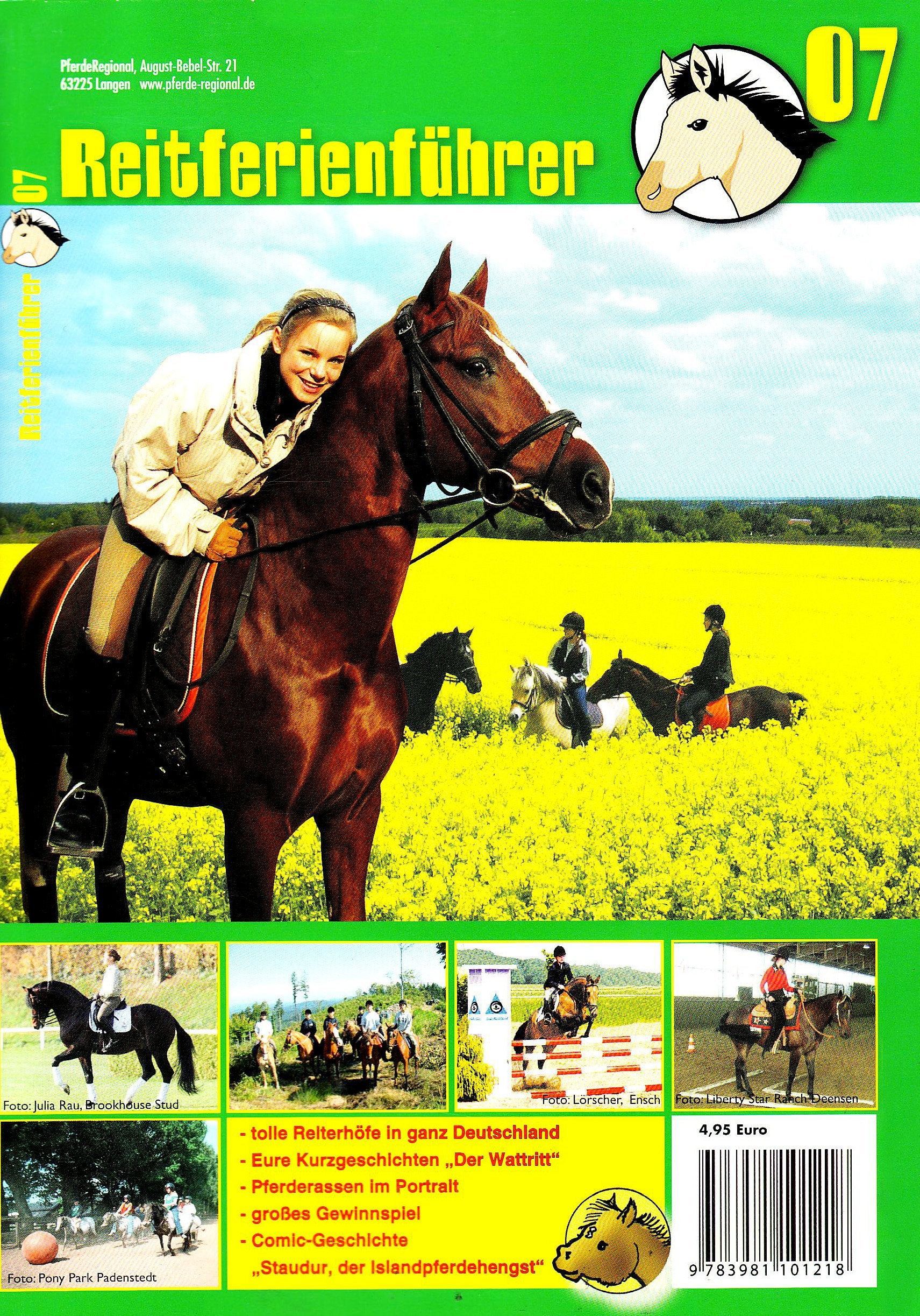 Reitferienführer 2007: Erster deutscher Reitferienführer book