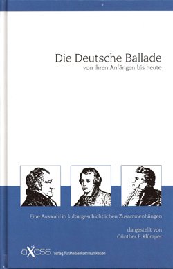 Die Deutsche Ballade - von ihren Anfängen bis heute: Eine Auswahl in kulturgeschichtlichen Zusammenhängen Books