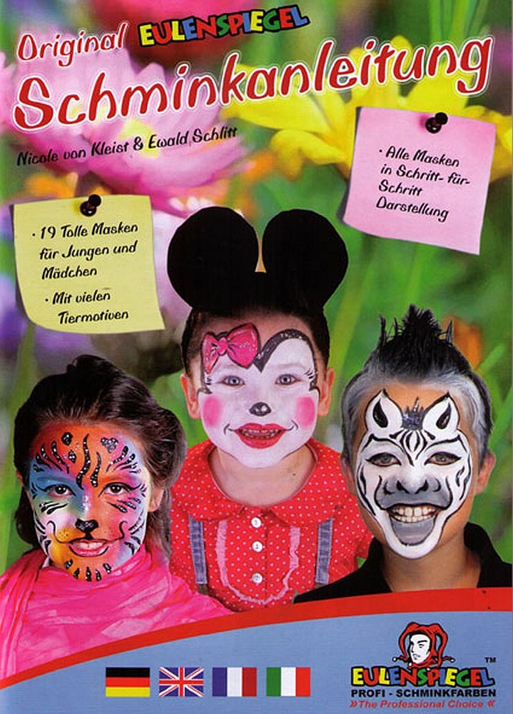 Original Eulenspiegel Schminkanleitung: 19 Tolle Masken für Jungen und Mädchen Hobbies & Crafts