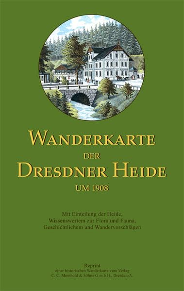 Wanderkarte der Dresdner Heide um 1908 Leisure, Home & Garden Books