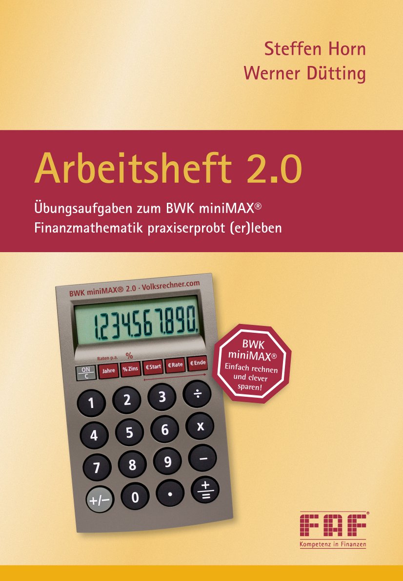 Arbeitsheft 2.0 - Übungsaufgaben zum BWK miniMAX® Books