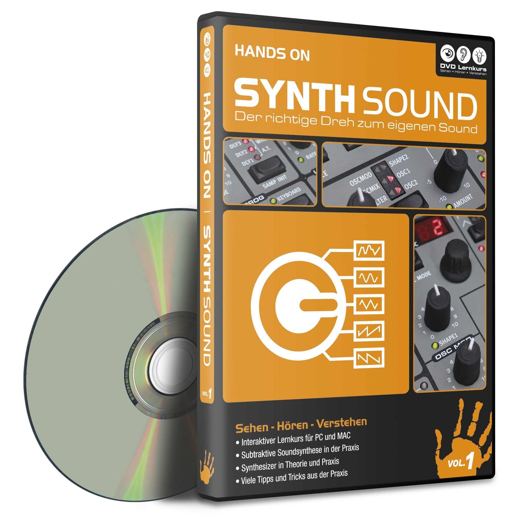 Hands on Synthsound Vol. 1 - Lernkurs (PC+MAC-DVD) Learning