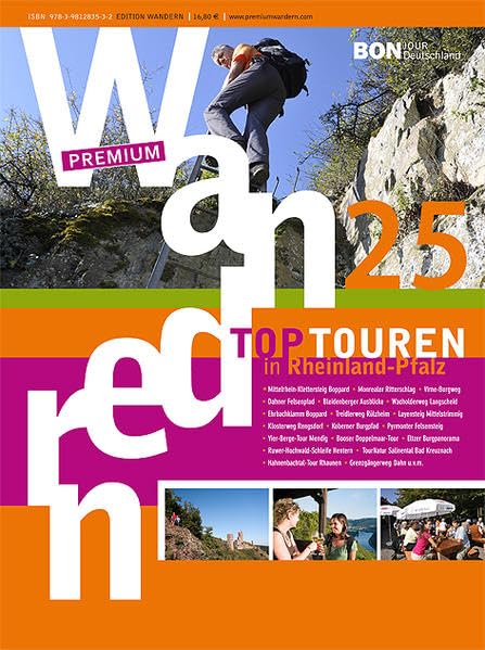 Premiumwandern: 25 Top-Touren in Rheinland-Pfalz. Mit Touren-Guide für Unterwegs (Edition Bonjour Deutschland) Leisure, Home & Garden