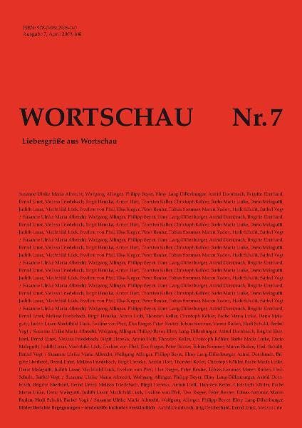Wortschau Nr. 7: Liebesgrüße aus Wortschau Poetry