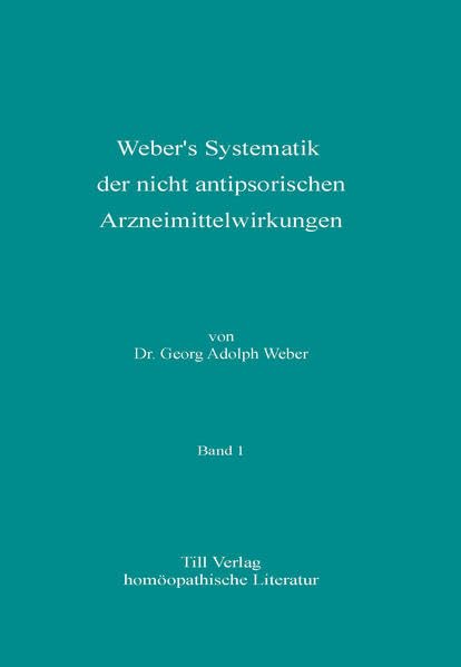 Weber's Systematik der nicht antipsorischen Arzneimittelwirkungen Medicine
