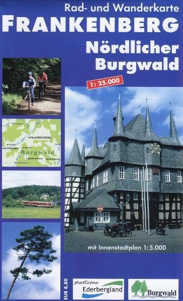Rad- und Wanderkarte Frankenberg /Nördlicher Burgwald Leisure, Home & Garden