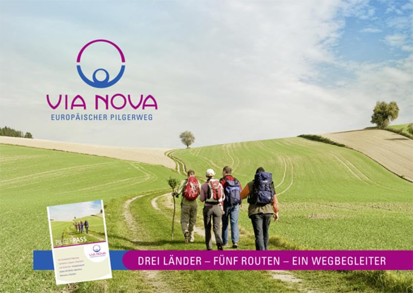 Via Nova - Europäischer Pilgerweg: Drei Länder - Fünf Routen - Ein Wegbegleiter Leisure, Home & Garden