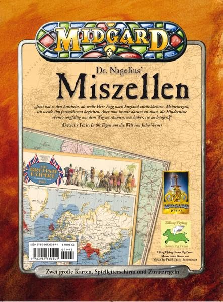 Dr. Nagelius' Miszellen: Ein Compendium für abenteuerlustige Charaktere (Abenteuer 1880: Historic Fantasy-Rollenspiel) Leisure & Fun