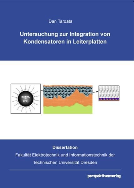 Untersuchung zur Integration von Kondensatoren in Leiterplatten Natural Sciences