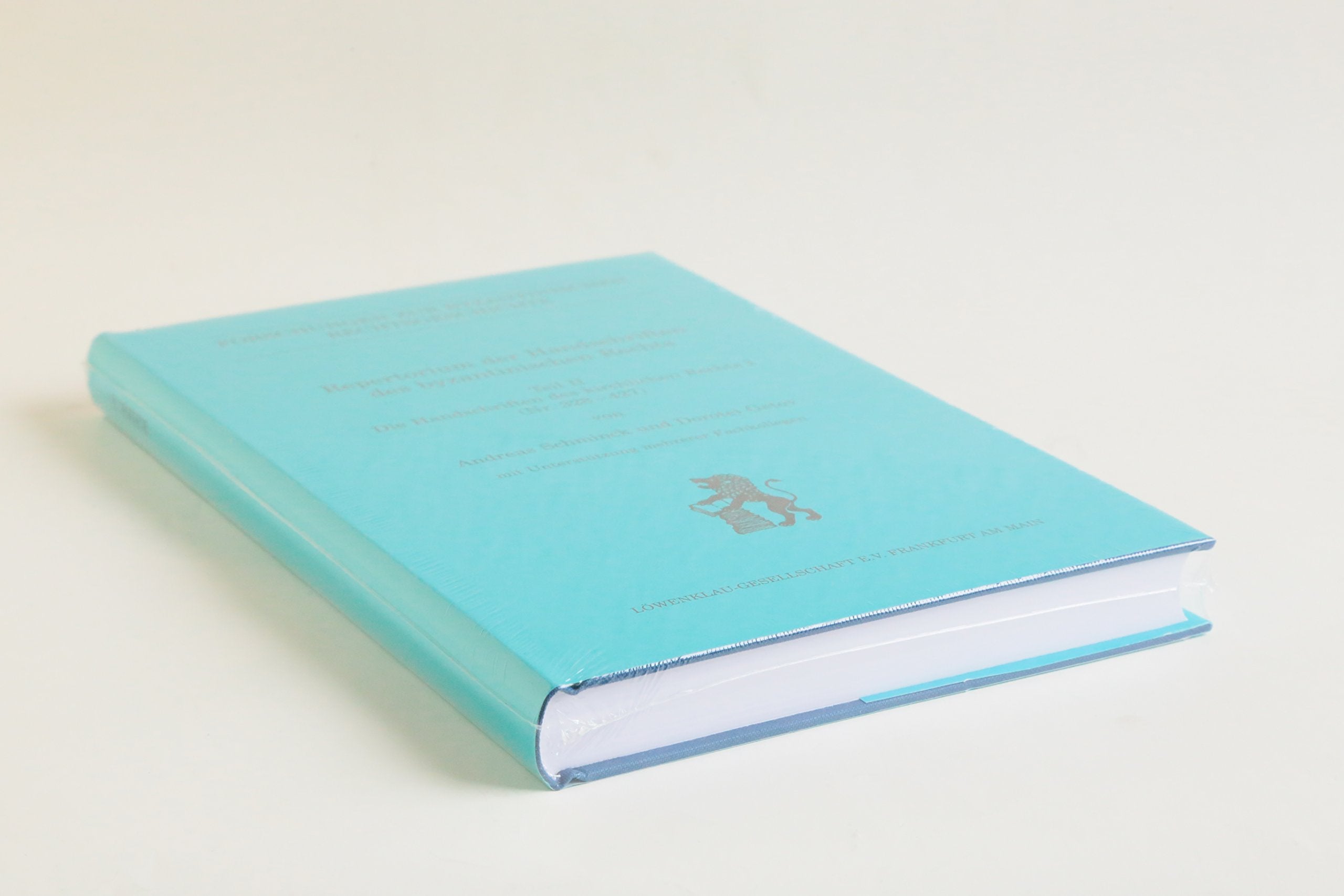 Repertorium der Handschriften des byzantinischen Rechts. Teil II: Die Handschriften des kirchlichen Rechts I (Nr. 328-427) Books