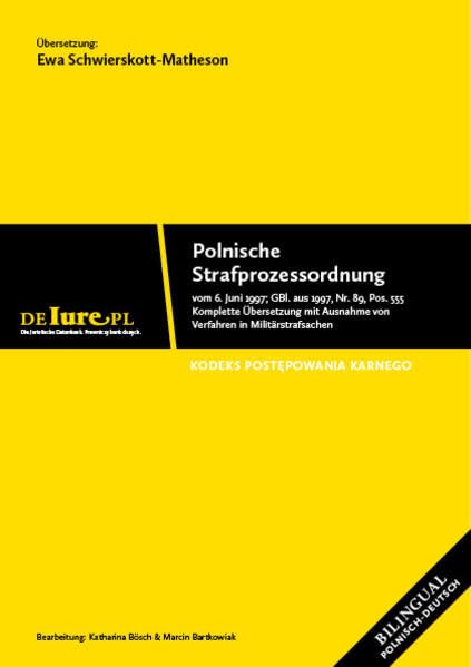 Polnische Strafprozessordnung Law