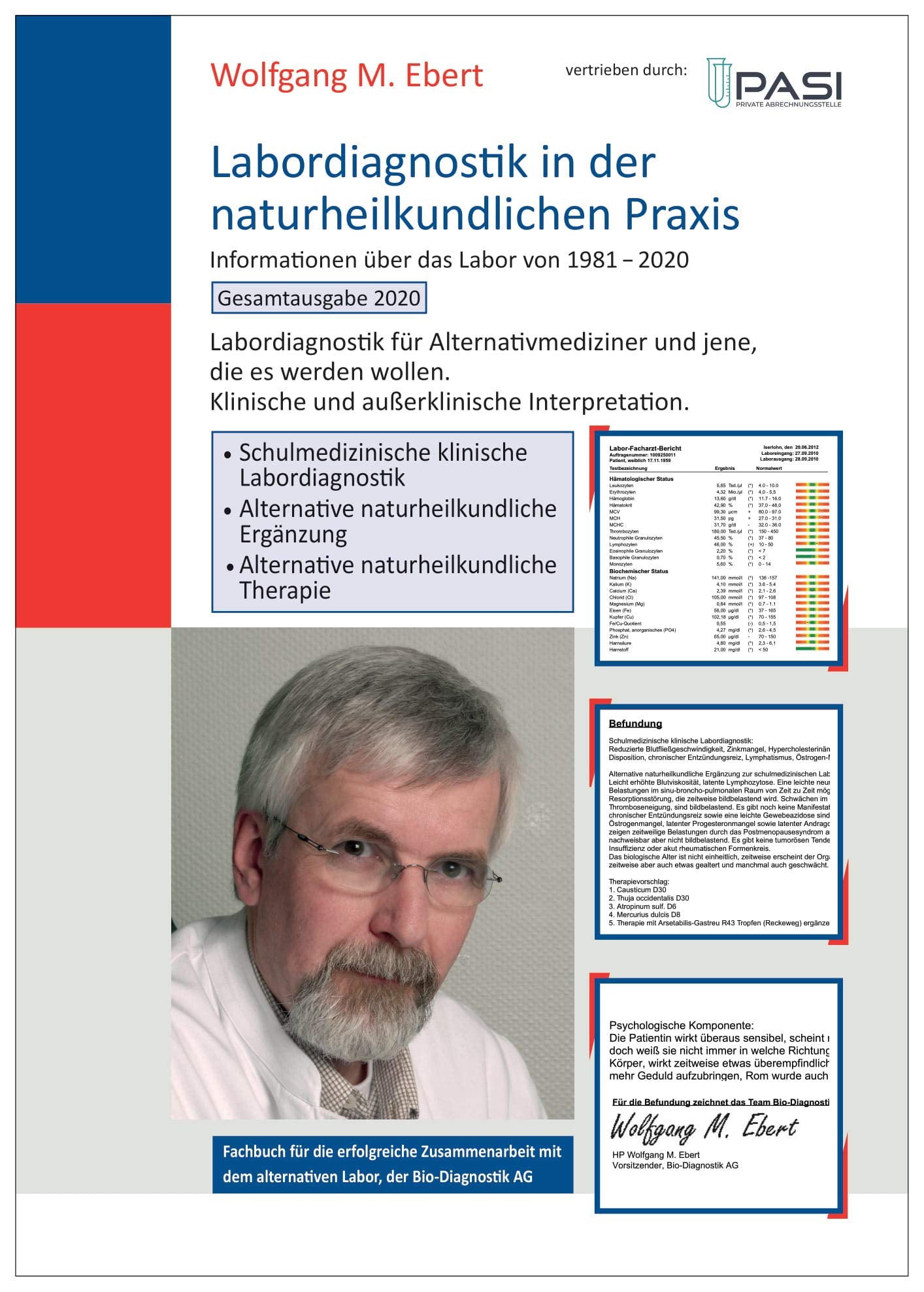 Labordiagnostik in der naturheilkundlichen Praxis (2020) Informationen über das Labor von 1981-2020 Medicine