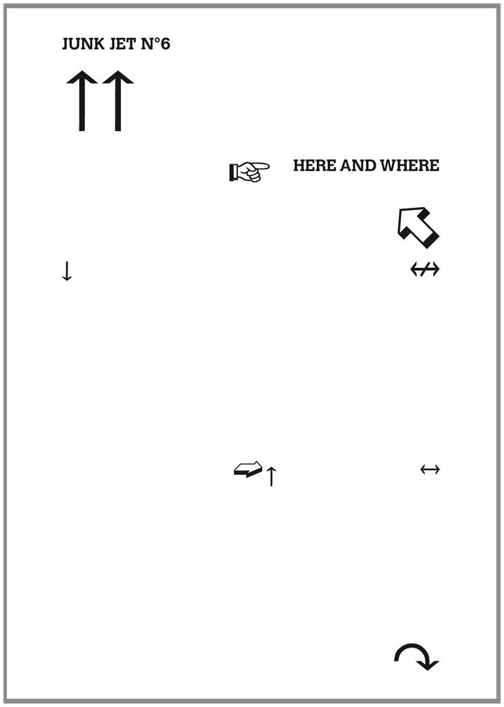 Junk Jet n°6: here and where! issue Architecture