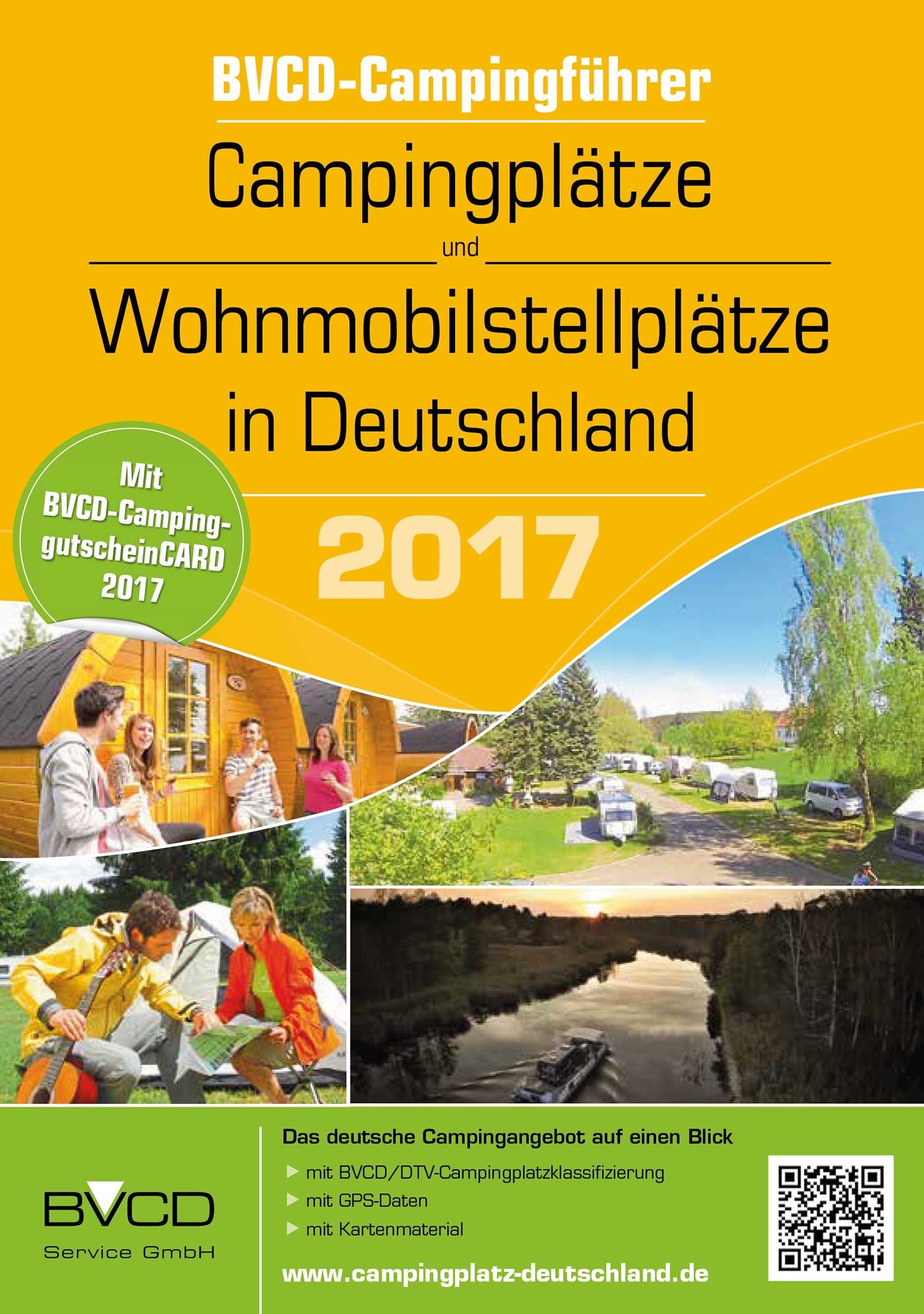 BVCD-Campingführer Campingplätze und Wohnmobilstellplätze in Deutschland 2017: Mit BVCD-CampinggutscheinCARD 2017 und BVCD/DTV-Campingplatzklassifizierung. Mit GPS-Daten Leisure, Home & Garden