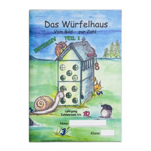 Würfelhaus®-Konzept Bild zur Zahl, Intensiv Teil 1; Lehrgang Zahlenraum bis 10; Rechnen 1. Klasse, Rechnen ohne Finger Study Guides