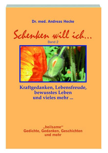 Schenken will ich...: Kraftgedanken, Lebensfreude, bewusstes Leben und vieles mehr... Contemporary literature