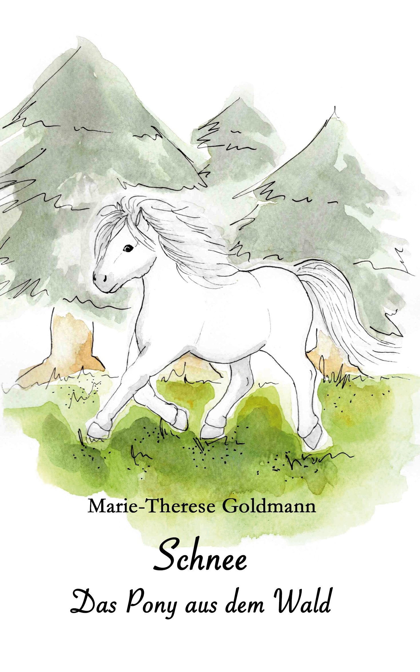Schnee, das Pony aus dem Wald - Goldmann, Marie-Therese book